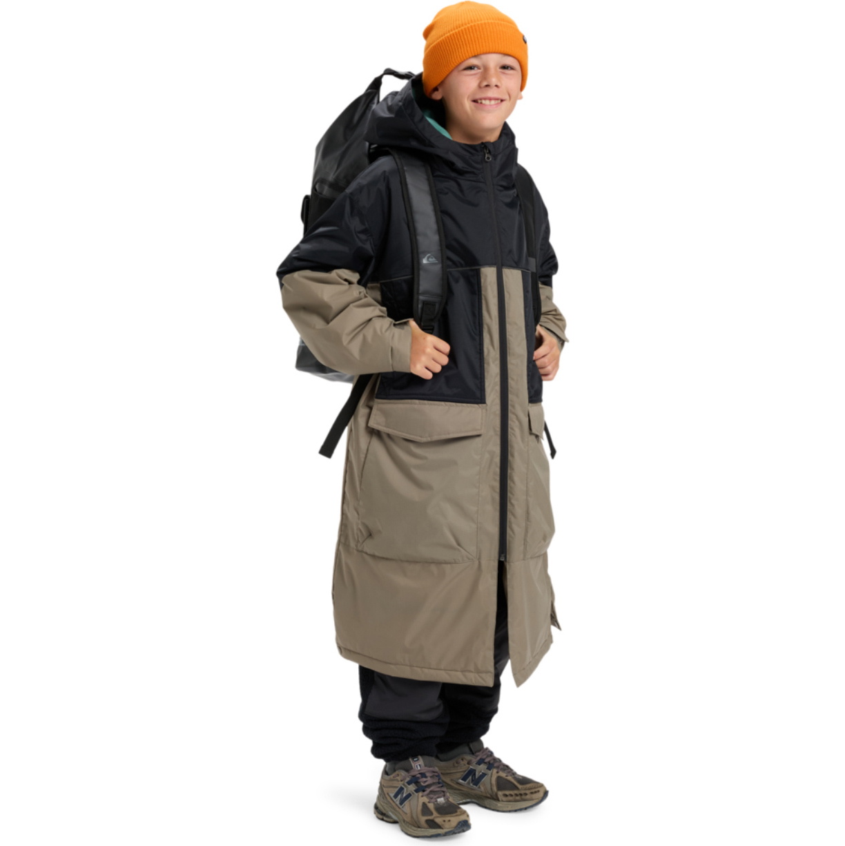 2025 Quiksilver Junior Full Rig Poncho EQBJK03336 - Fallen Rock